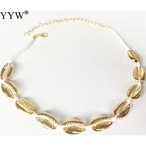 Trendy Zinc Alloy Choker Necklace Nylon Cord Fashion Collarbone Fashion Jewerly Girls Birthday Christmas Valentine Gifts Bijoux