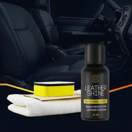 Nano Liquid Car Leather Care Interior Seat Glazing Moisturizing Protective Protection Liquid Plastic Leather Maintenance