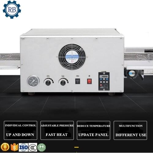 New baking machine single deck 2 tray gas pizza oven for commercial use pizza baking machine