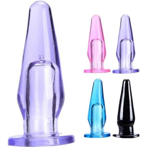 OLO Mini Soft Jelly Finger Butt Plug Anal Toys Insert Erotic for Couple Sex Products