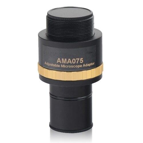 Adjustable 23.2mm Eyepiece to C-mount Microscope Eyepiece Adapter