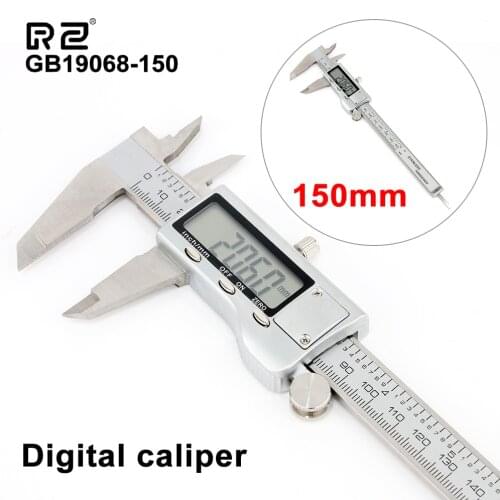 RZ Vernier Caliper Metal Electronic Digital Caliper Stainless Steel High Quality LCD Display Digital Professional Calipers Tool