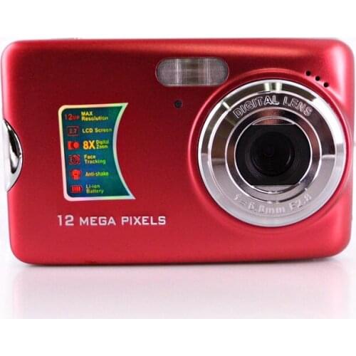 Telescopic Digital camera with 2.7" TFT LCD Screen 8x digital zoom menory SD card camera digital FreeShipping
