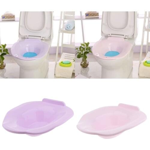Pregnant Women Hemorrhoids Toilet Sitz Bath Tub Postoperative Care Bath Soaking Basin with Drain Holes