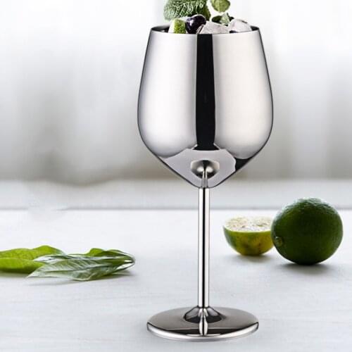 Wine Glass Vintage Stainless Steel Multi-purpose Wine Goblet Drinking Goblet