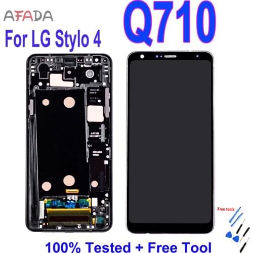 6.2" For LG Q Stylo 4 Q710 LCD Display Screen Digitizer Assembly Replacement For LG Q Stylo 4 Q710 Q710CS Q710MS LCD Screen