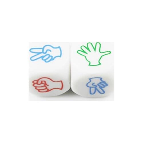 10 PCS , Mora Dice Luminous Design For KTV Bar Game Green Resin Material With Free Shipping