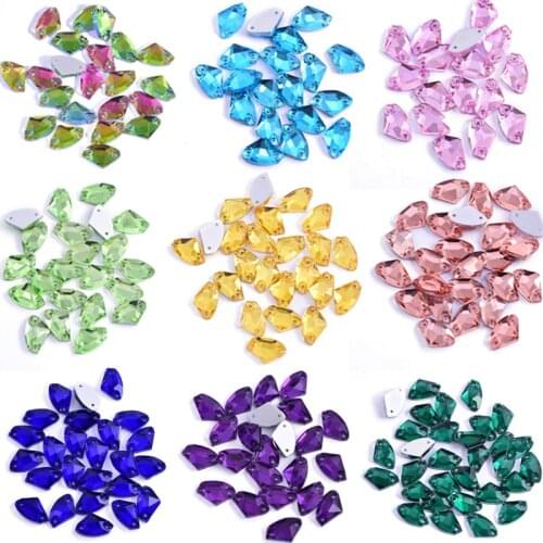 3 Size 45pcs High Quality AXE Sew on Glass Strass Flatback Rhinestone Sew on Rhinestones стразы для ногтей For Wedding Dress A24