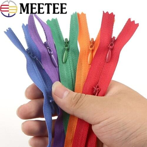 5/10pcs 120cm 3# Invisible Nylon Zippers Zips For Sewing Mom Breastfeeding Bedding Bag Pillow Zipper DIY Garment Accessory A6-2
