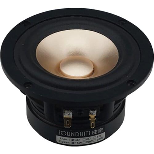 AIYIMA 1Pcs 4 Inch Full Range Speaker Home Theater 4 8 Ohm 15W Sound LoudspeakerDIY HIFI Music Power Amplifier Audio Speaker