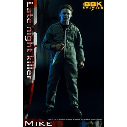 BBK BBK009 1/6 Halloween Late Night Killer Mike 12‘’ Male Doll Full Set Toy In Stock
