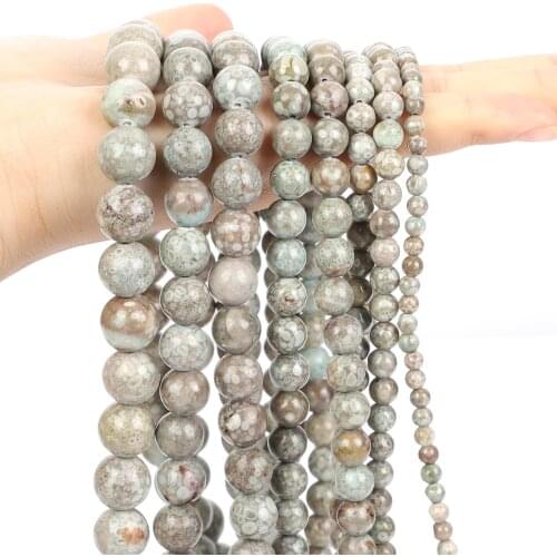 Natural Stone Beads Matte Yellow Maifan Stone Round Loose Spacer Bead For Jewelry Making DIY Maifanstone Bracelet 4/6/8/10/12MM