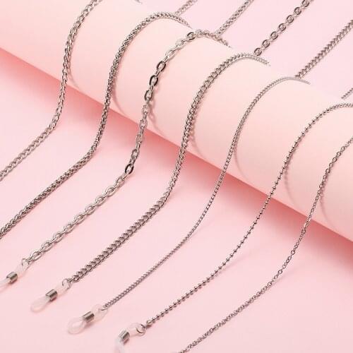 2020 Chic Stainless Steel Summer Style Sunglasses Chain Fashion Lanyard Non-Fading Fashion Glasses Cord holder accessories