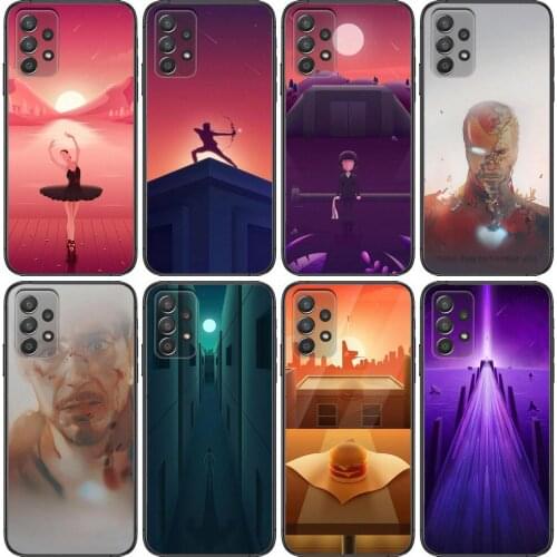 2021 The stylish Avengers Marvel Phone Case Hull For Samsung Galaxy A70 A50 A51 A71 A52 A40 A30 A31 A90 A20E 5G S Black Shell A