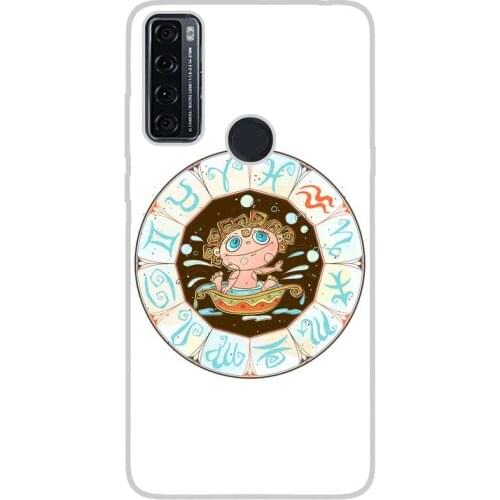 Compatible with TCL-20-SE-4G silicone gel tpu case cover case custom drawing design anti-shock flakes 009 case