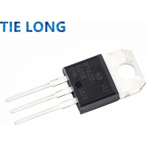 10PCS BTA20-600B TO220 BTA20-600 TO-220 BTA20 600B new and original IC Chipset