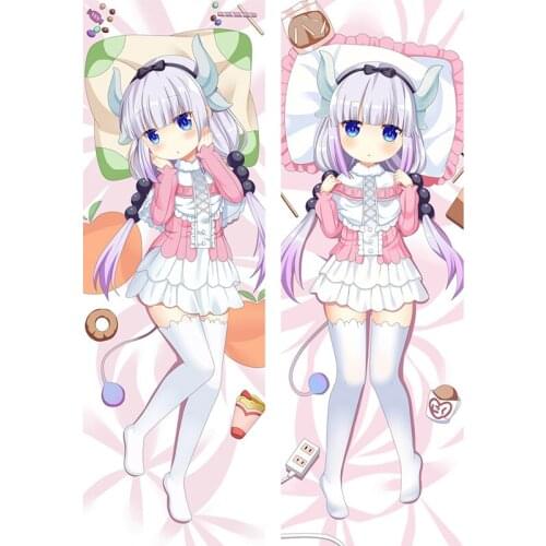 Newly Design Kobayashi-san Chi No Maid Dragon Anime Miss Characters KannaKamui Hugging Body Pillow Cases