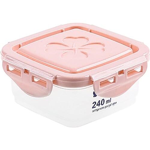 Plastic Pantry Bento Lunch Box Food Storage Picnic Microwave Oven Kitchen Containers Meal Prep