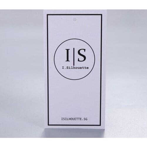 Custom hang tags personalized hang tags trademark swing tags printed paper tags price tag clothing garment hang tag