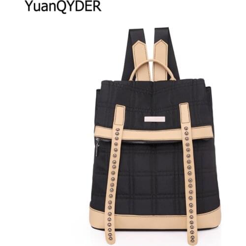 2021 Casual Solid Color Students Backpack High Quality Oxford Ladies Travel Backpack Fashionable Large Capacity School Bags Sac