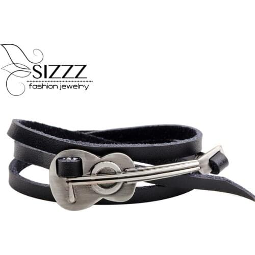 SIZZZ 65.5CM Long New female leather cello jewelry birthday gift fashion trendy Bracelets for women