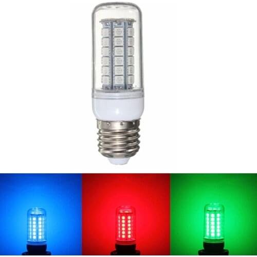 1pcs E27 5050 SMD Spotlight Bulb 3.5W 48 LED Light Bulb Corn Lamp Lighting Red Green Blue 300 Lumen