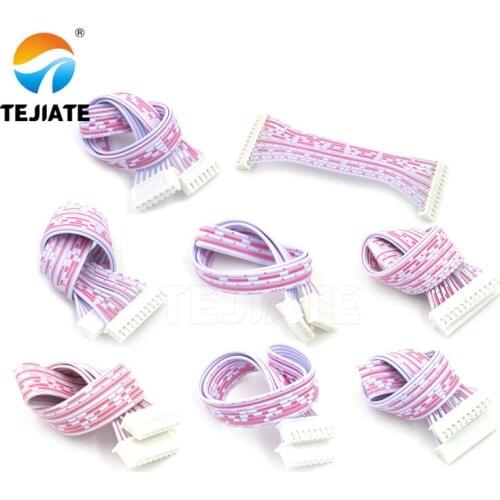 10PCS XH2.54 Electronic Wire 2/3/4/5/6/7/8/9/10/11/12P Red/White Terminal Line Connecting Wire 10CM Double Head