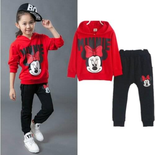 Girls Childrens Clothes Suit 2021 New Spring and Autumn Boys and Girls Cotton Hooded Sweater Kids Clothing Fashion Suit 2PCS