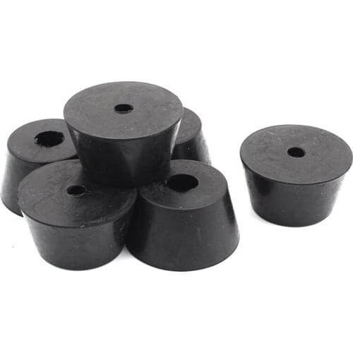 Rubber Cover Furniture Table Chair Feet Pad 40Mm X 30Mm X 22Mm 6PCS