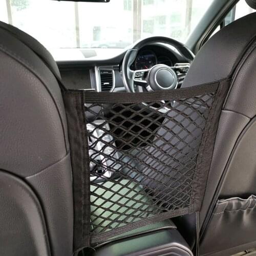 Car seat storage bag Seat center safety bag Interior Accessories Auto seat separation net Car interior storage mesh bag