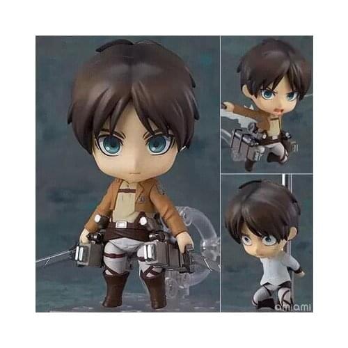 Animation Wholesale Attack on Giant 375# Q Version Eren Jaeger Boxed Figure 10cm