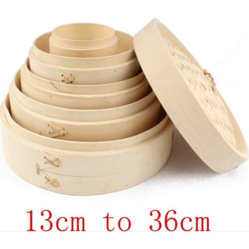 One Cage or Cover Cooking Bamboo Steamer Fish Rice Vegetable Snack Basket Set Kitchen Cooking Tools dumpling steamer steam pot