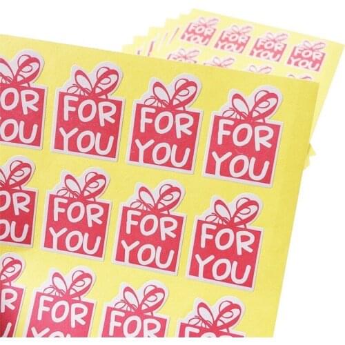 Free shipping10packs/lot Beautiful Cute Kawaii Stickers Bow Gift Pink Paper DIY Decoration Baking Package Seal Stickers