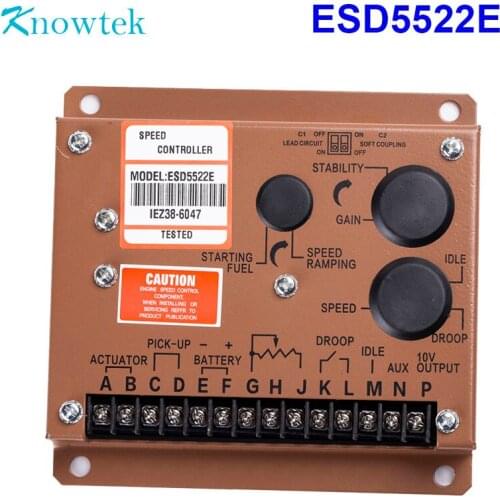Engine Controller ESD5522E Speed Control Governor Unit Replace Diesel Generator
