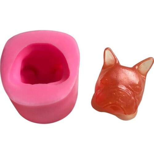 Bulldog Silicone Fondant Mold DIY Baking Cake Mold XGY-158