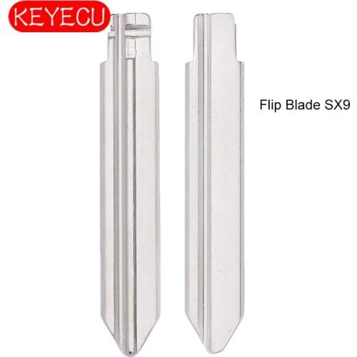 KEYECU 10PCS KEYDIY Universal Remotes Flip Blade SX9 for Citroen Elysee