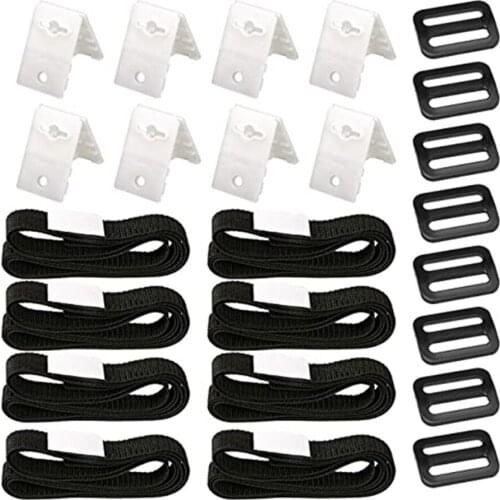 Swimming Pool Solar Cover Straps Kit Universal Solar Blanket Cord Buckle Straps Kit Swimming Reel Kit Solar Strapping Pool