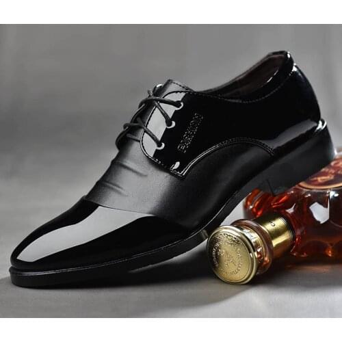Leather Shoes Men Commerce Dress Men Sneaker Dance Shoes Mode Banquet Meeting Shoes Sports Ballroom Dancing Male Shoe Leather