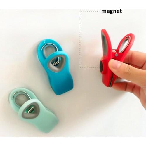 Creative Refrigerator Magnet Stickers High quality chip bag clips Keep opened bags of snacks fresh with this Bag Clips