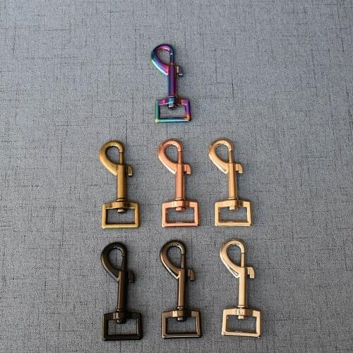 20 Pcs/Lot 20mm Metal Clasps Lobster Dog Collar Keychain Trigger Clips Snap Hook Leather Belt Bag Buckles DIY Accessories