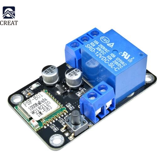 ESP8285 Replace DC 12V Self-lock WiFi Wireless Smart Switch Cycle Timer Delay Relay Module for Android App Control Smart Home