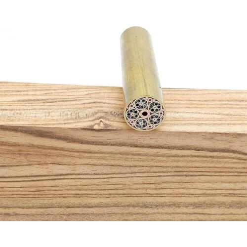 Mosaic Pin Make knife slingshot Handle screw Nut rivet (12mm x 40mm) brass and stainless steel Tube