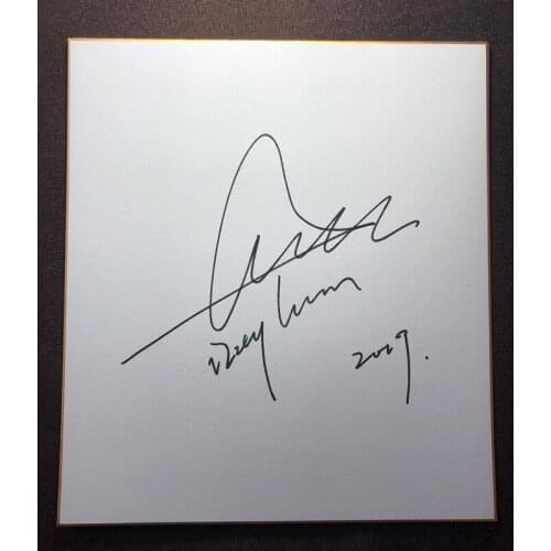 Hand signed Deng Lun autographed Shikishi Card Art Board signatures 89L