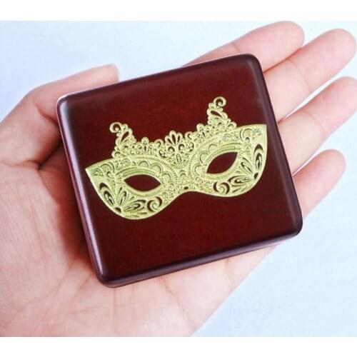 Sinzyo Handmade Wooden phantom of the opera Masquerad Music Box Birthday Gift For Christmas Valentines day special gifts