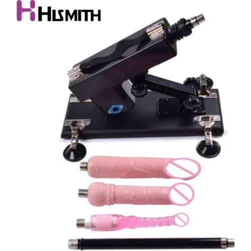 Hismith Upgraded Adult Automatic Sex Machine Gun Female Masturbation, Angle Adjustable Multi Speeds AU UK US EU Plug