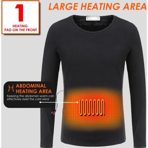 Winter Outdoor Electric Heating Warm Clothes Plus Velvet Thickening Heating Clothes Electric Heating Warm Top Men And Women