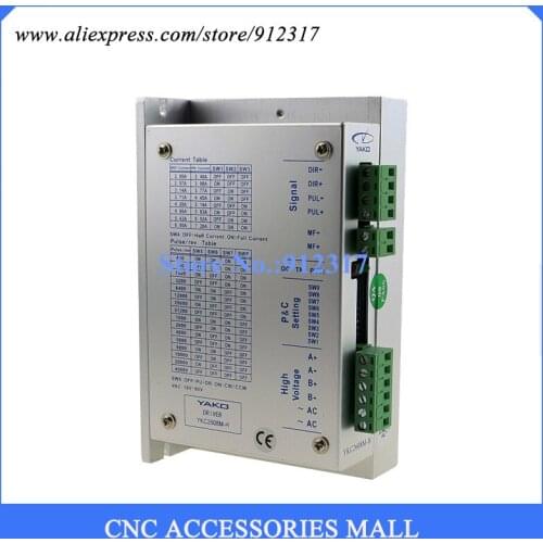 3PCS ORIGINAL YAKO Brand Stepper Motor Driver YKD2608MH INSTEAD YKC2608M-H CNC Router Motor Driver