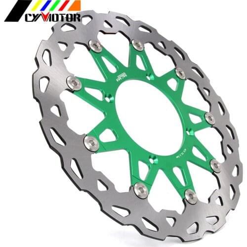 320MM Floating Wavy Brake Discs Rotor For KAWASAKI KX125 KX250 KX250F KLX450R KX450F KX KXF KLX 125 250 450 R 2006 2007-2015
