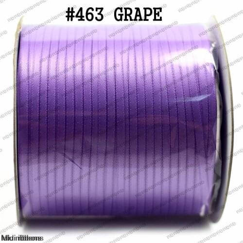 196 colors 3mm Double Face Satin Ribbon Solid Color Ribbon cheap satin ribbon DIY Handmade Hair bow gift wrap 500 yards/Roll