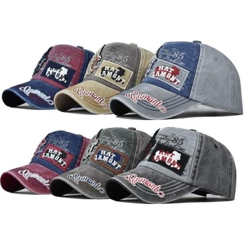 Newest High-grade cotton washed coated baseball hat snake big embroidered washed hat outdoor hat